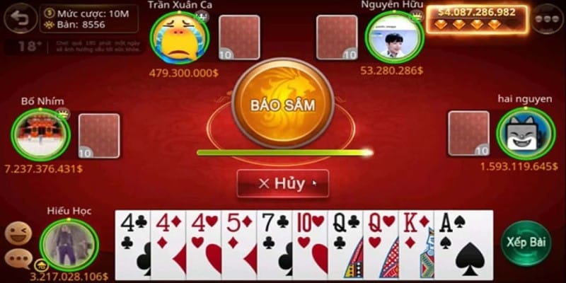 Chơi game sâm lốc online người chơi dành thế chủ động để thắng