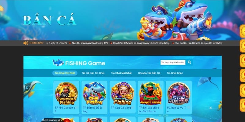 Kho game bắn cá cực đa dạng chỉ có tại 789Bet