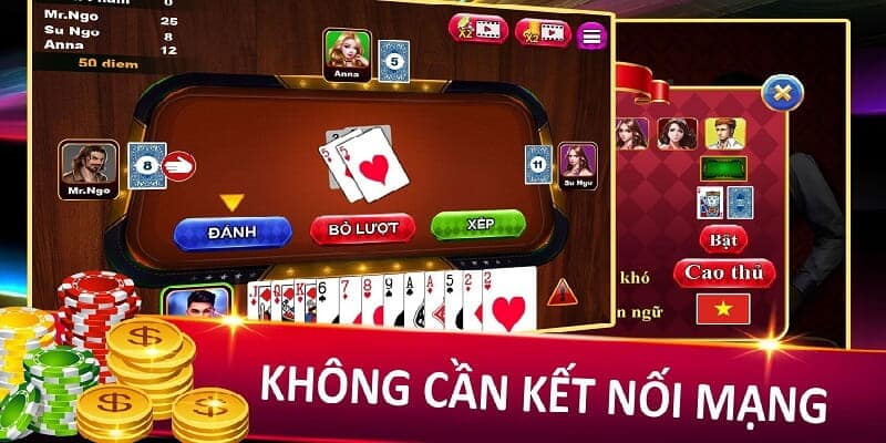 Hướng dẫn tải game bài Sâm lốc truy cập không cần mạng